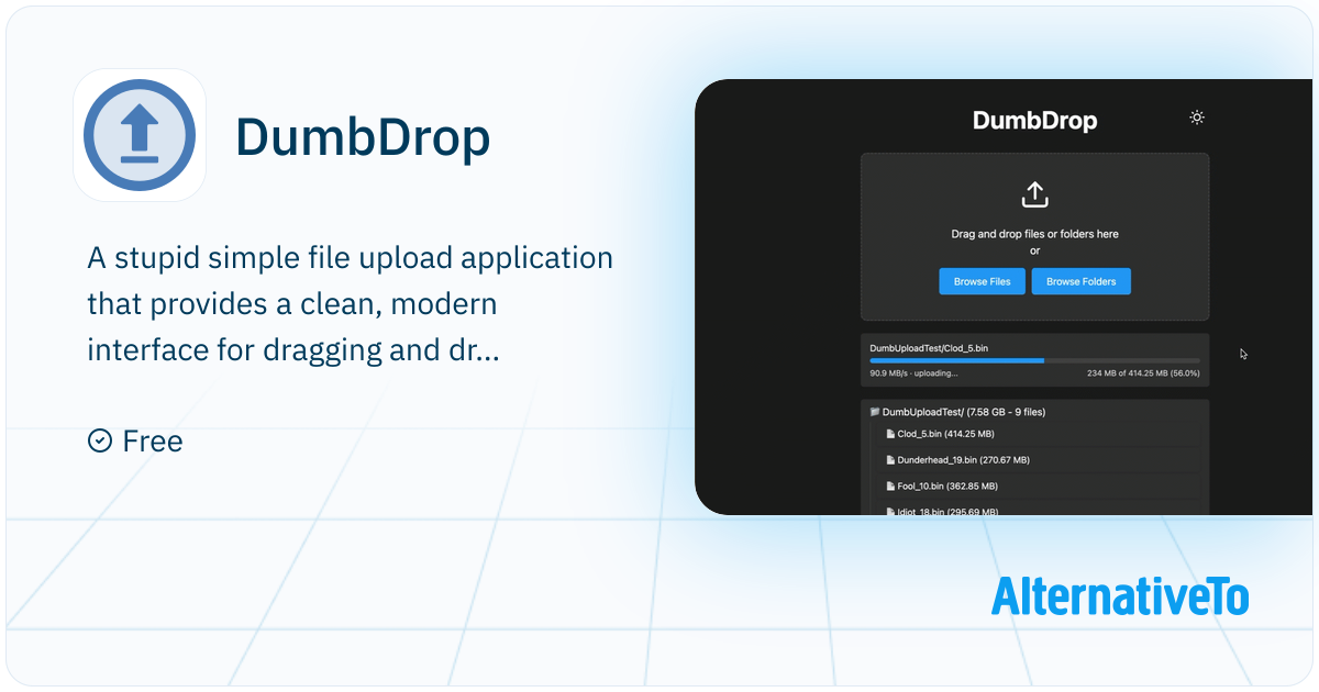 DumbDrop: Dumb file dropper | AlternativeTo