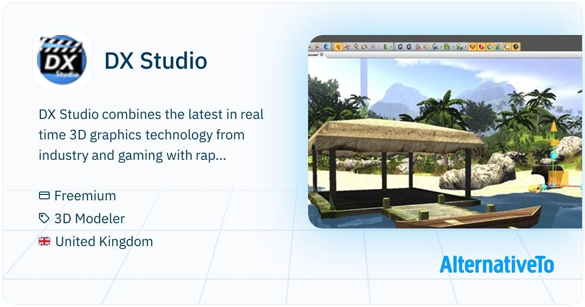DX Studio: Combines the latest in real time 3D | AlternativeTo