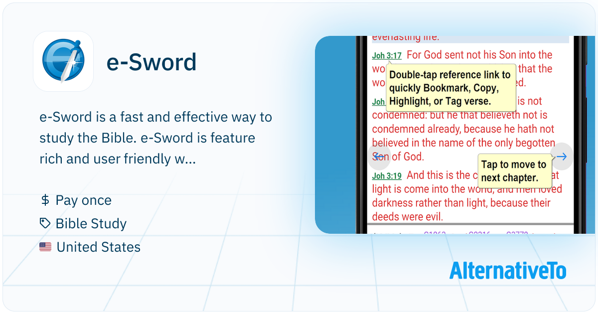 e-Sword: Free app for effective Bible study | AlternativeTo