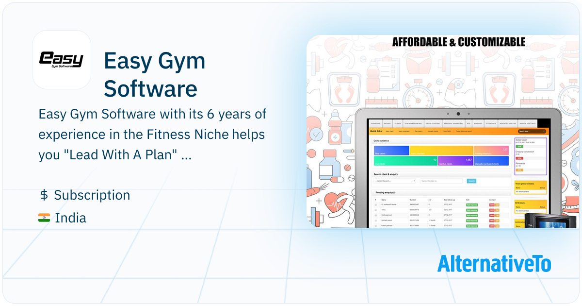 Easy Gym Software: Is 100% customizable & specialized online software ...