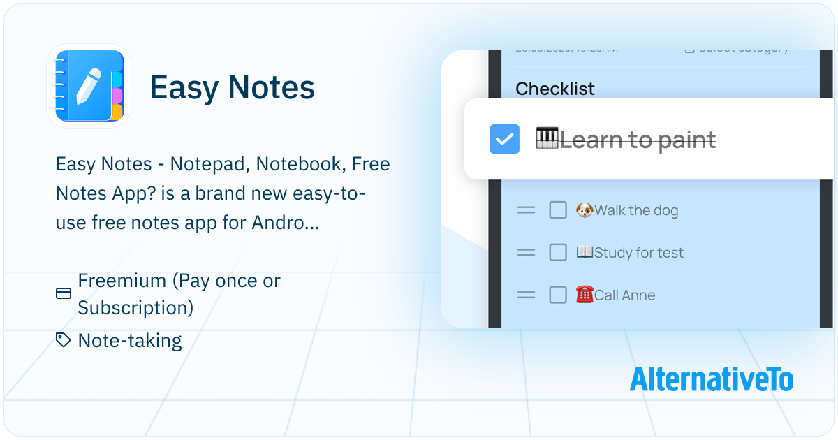 Easy Notes: - Notepad, Notebook, Free Notes App: Note taking app to ...