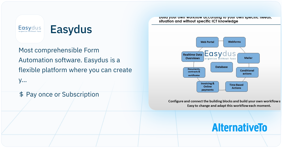Easydus: Most comprehensible Form Automation software. | AlternativeTo