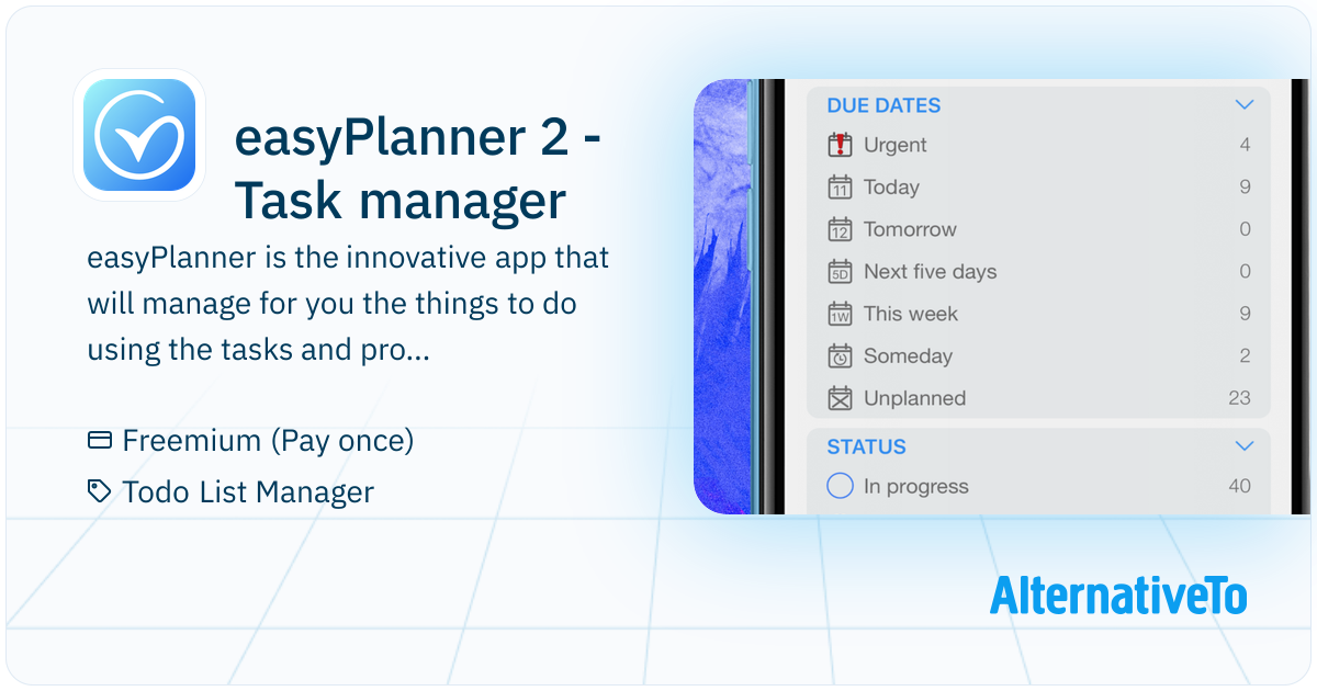 easyPlanner 2 - Task manager: Free your mind from things to do and ...
