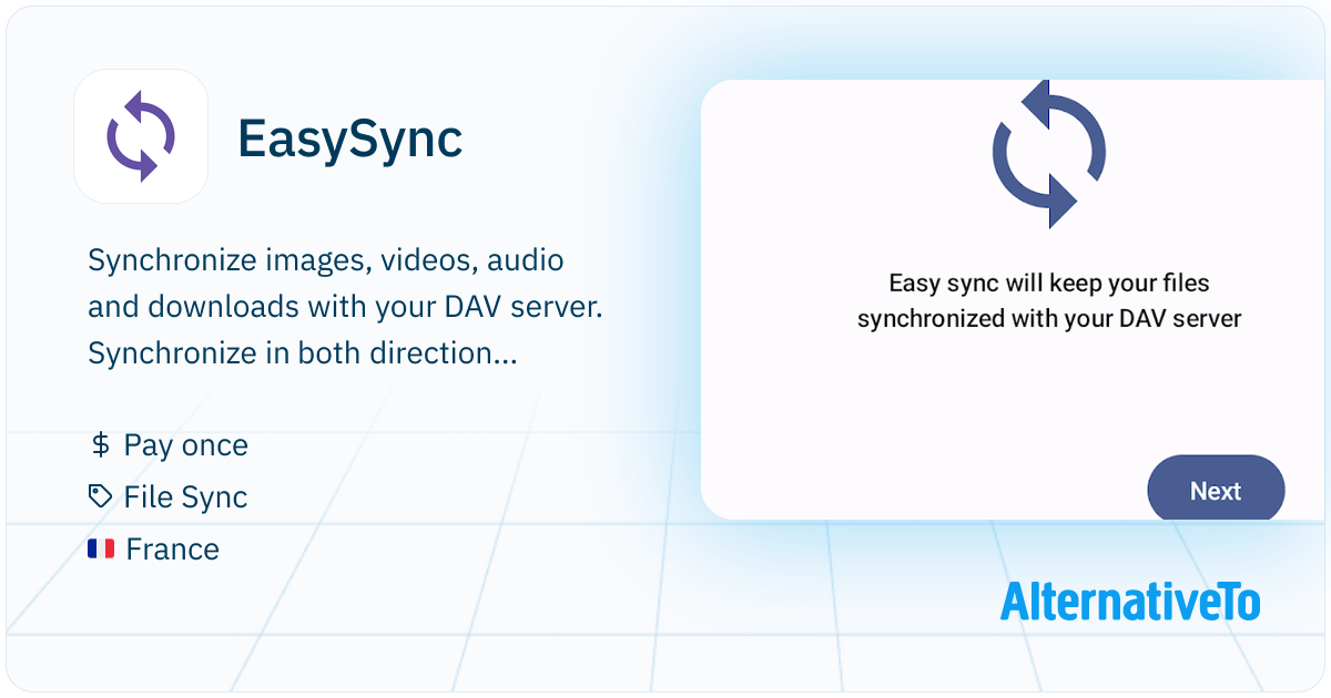 EasySync: Synchronize your android phone/tablet with your DAV server ...