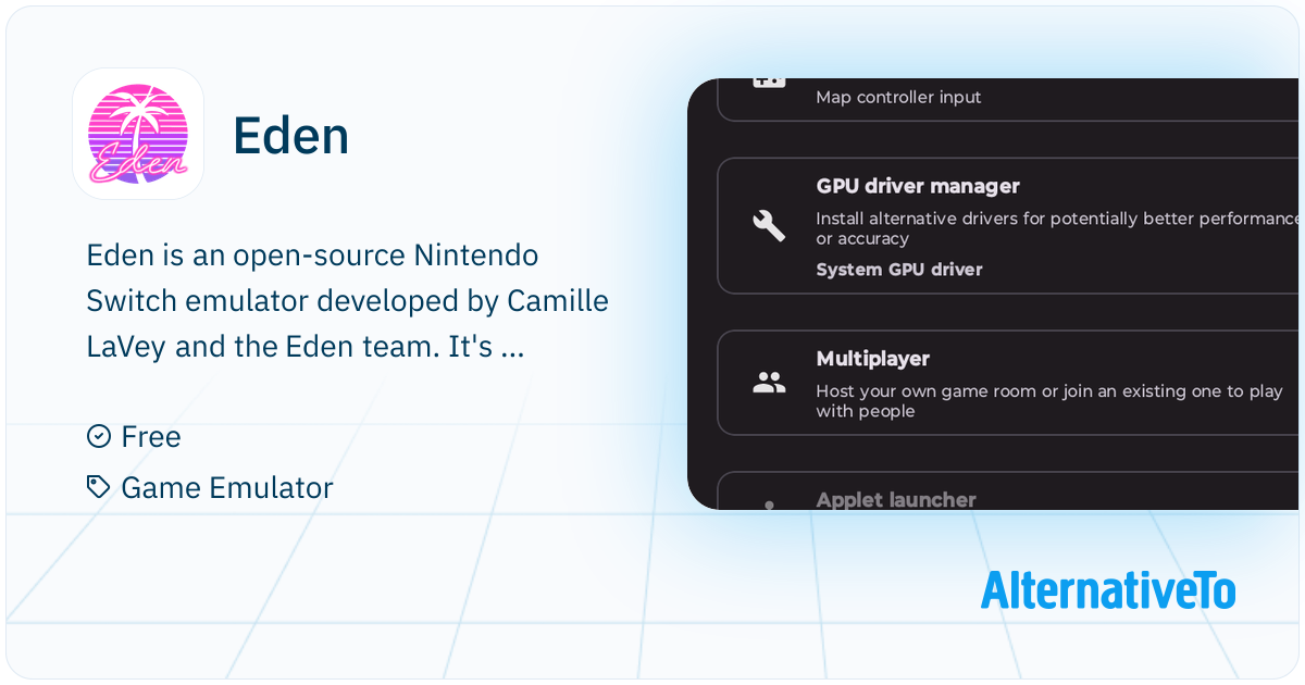 Eden: Experimental open-source Switch emulator for multiple platforms ...