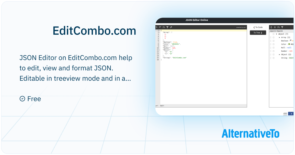 EditCombo.com: JSON Editor Online is a web-based tool to view, edit ...