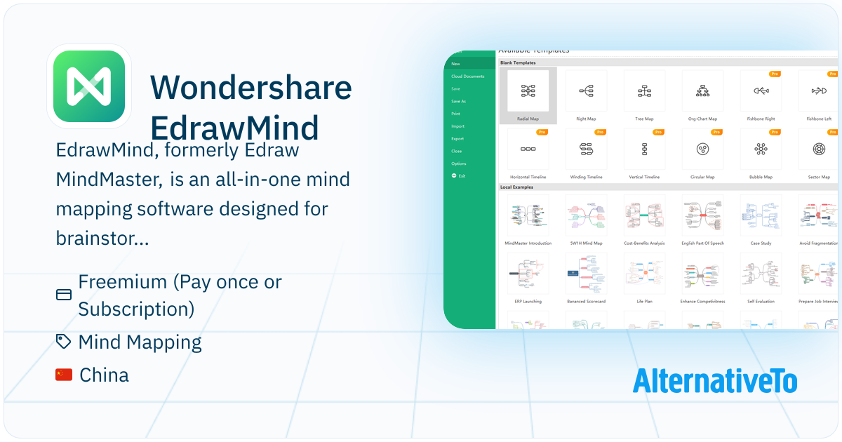 Wondershare EdrawMind: Mind mapping software with AI, layouts ...
