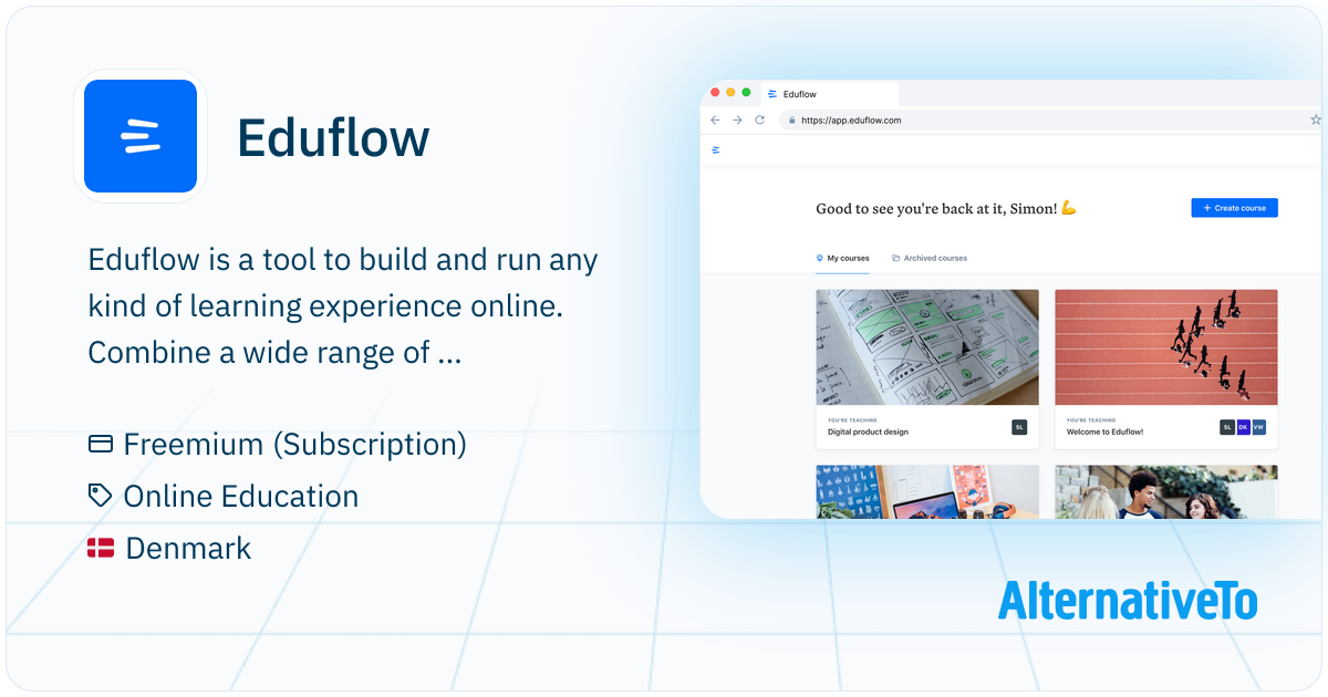 Eduflow: Build and run engaging online learning experiences | AlternativeTo