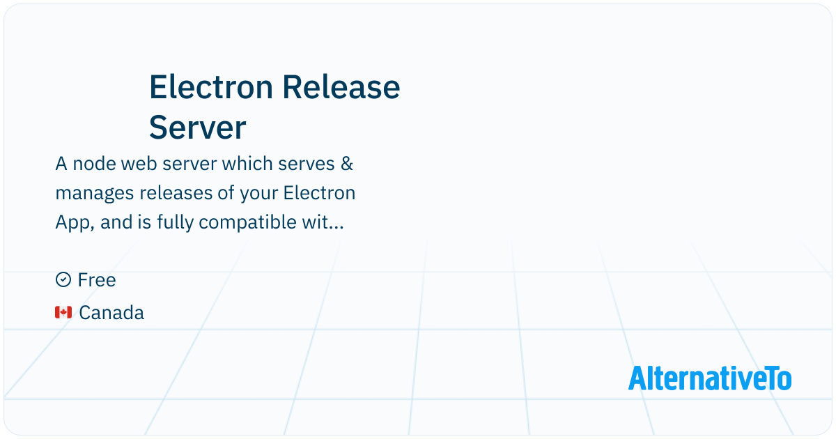 Electron Release Server: A fully featured, self-hosted release server ...