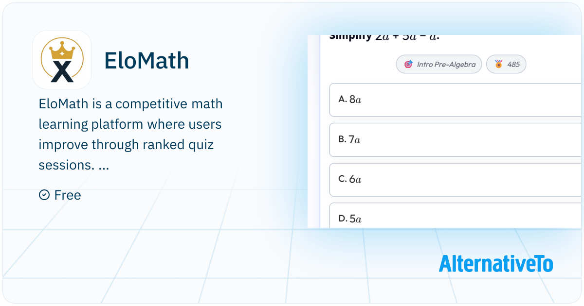 EloMath: Math quiz platform that uses an ELO-style ranking system to ...
