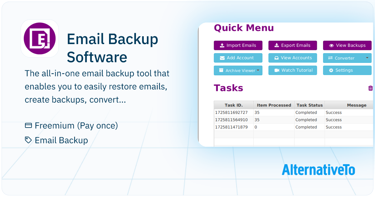 Email Backup Software: For Windows, Mac & Linux | PST and MBOX File ...