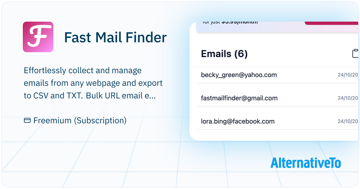 Sendemail Fast Fast Mail Finder: Effortlessly collect and manage emails from any ...