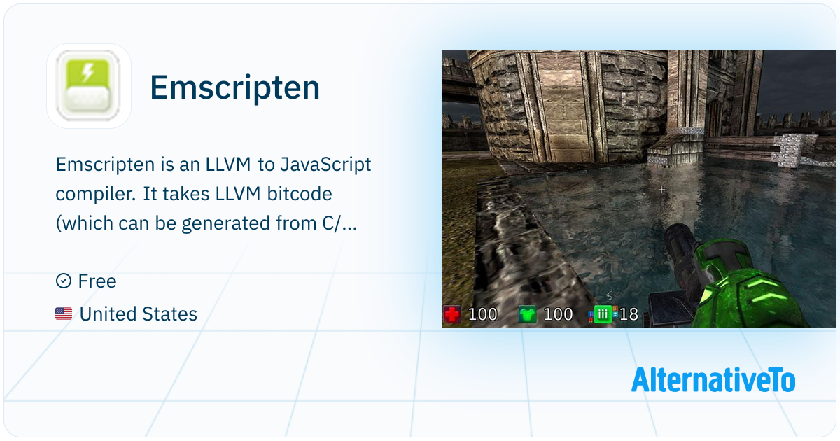 Emscripten: LLVM to JavaScript compiler | AlternativeTo