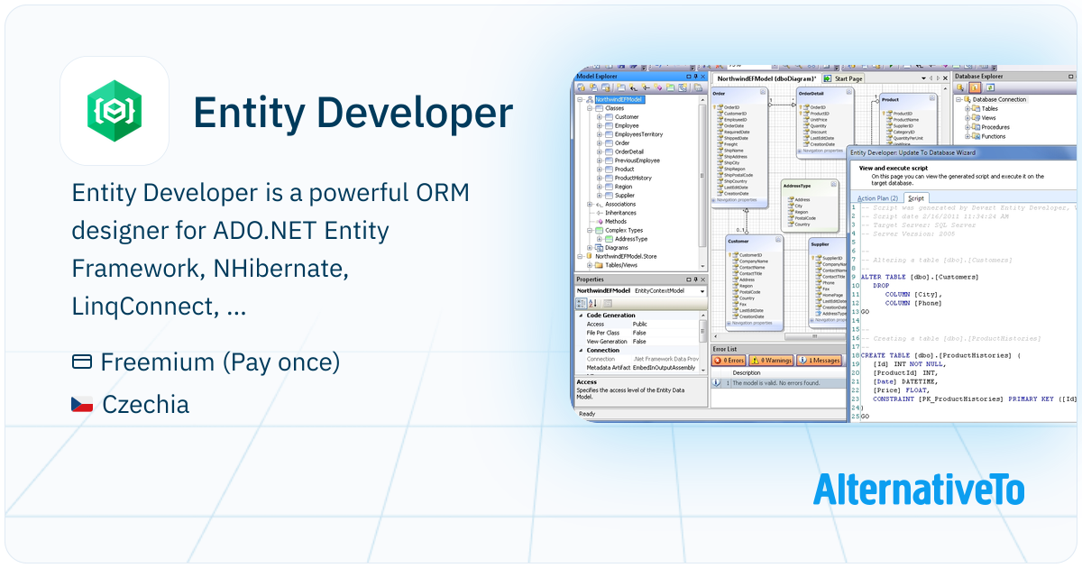 Entity Developer: Powerful ORM designer for ADO.NET Entity Framework ...