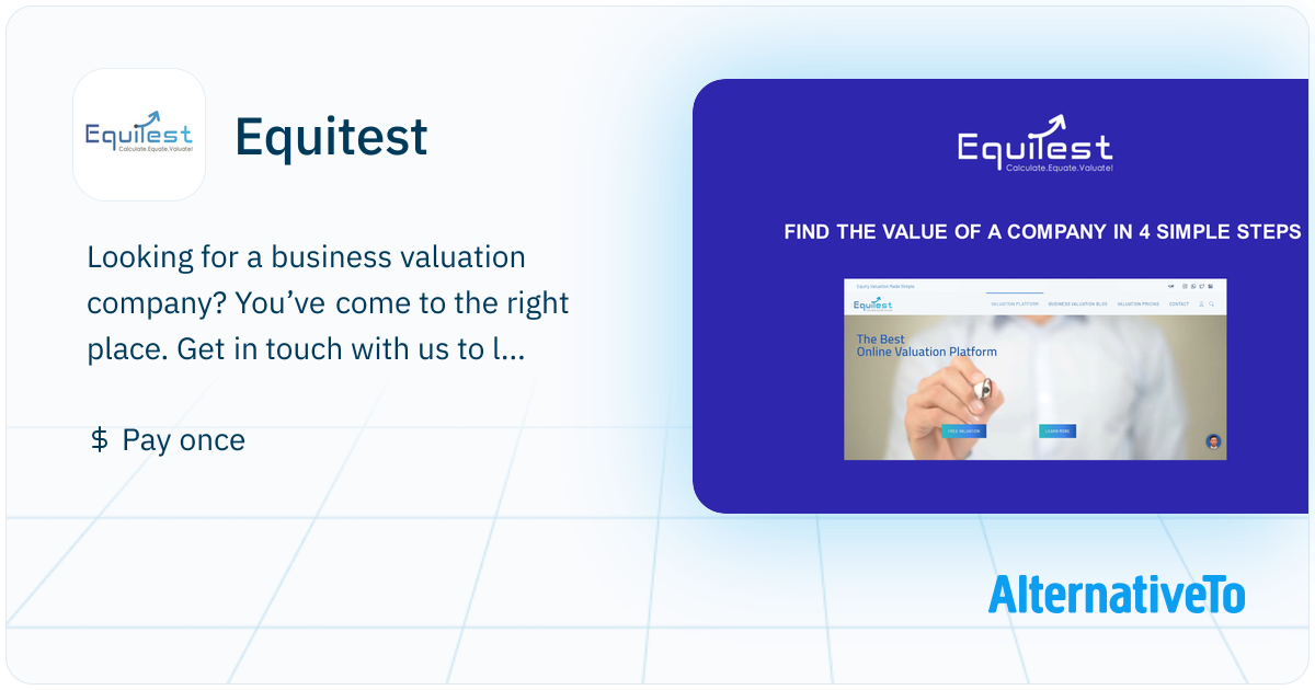 Equitest: 's online valuation platform provides a simple and affordable ...