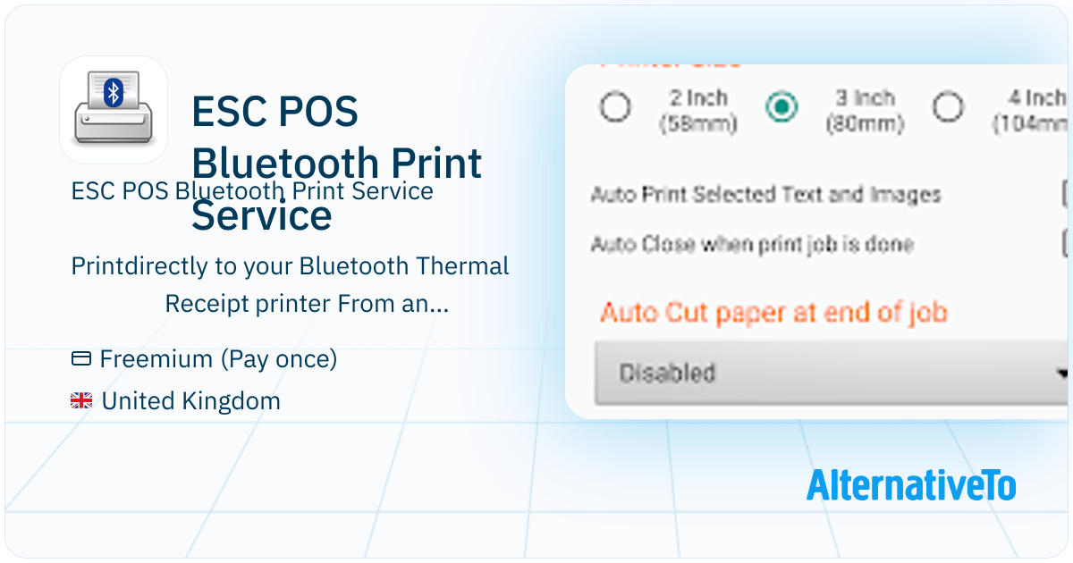 ESC POS Bluetooth Print Service: Print directly to your Bluetooth ...