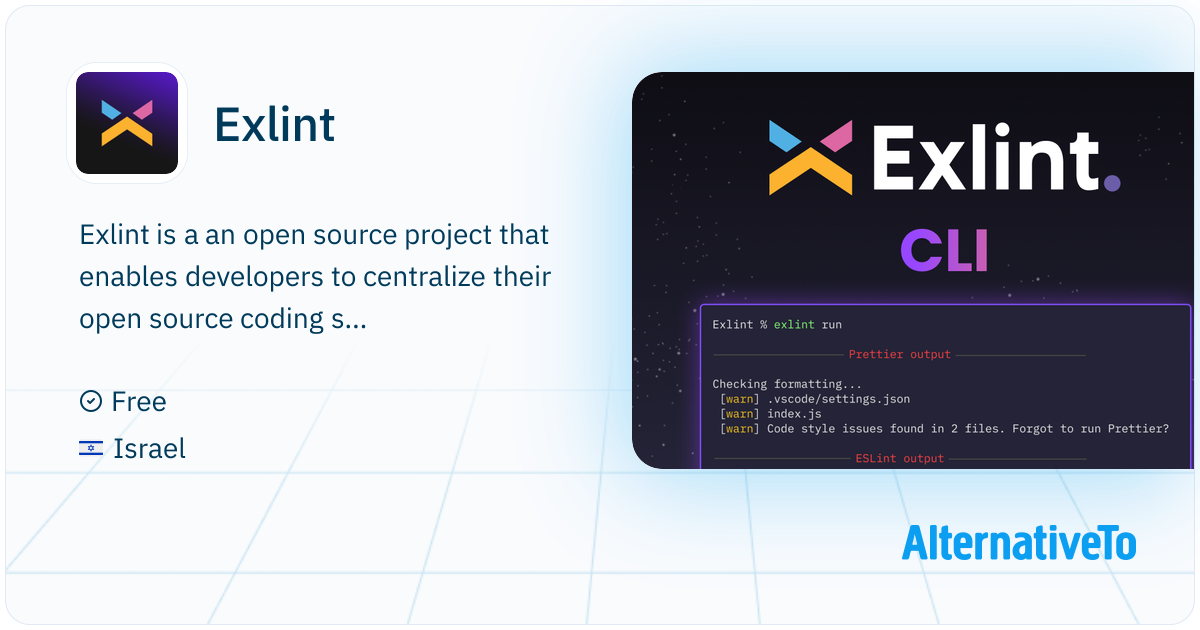Exlint: Centralize coding standards across repositories in seconds ...