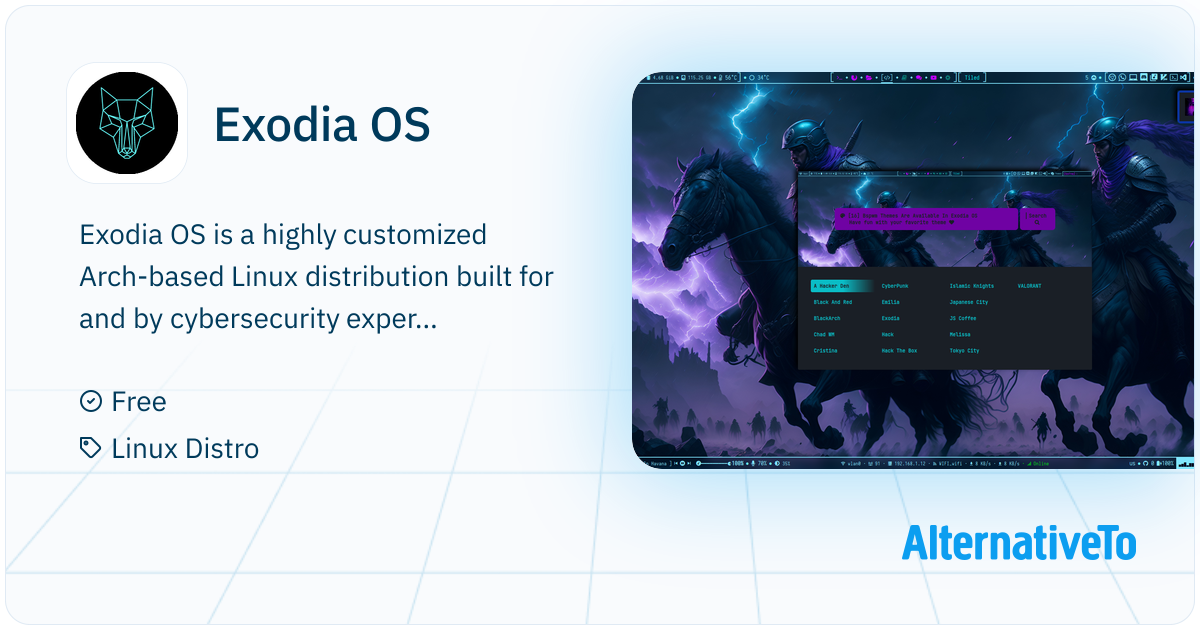 Exodia OS: A highly customized arch-based distro For All Cybersecurity ...