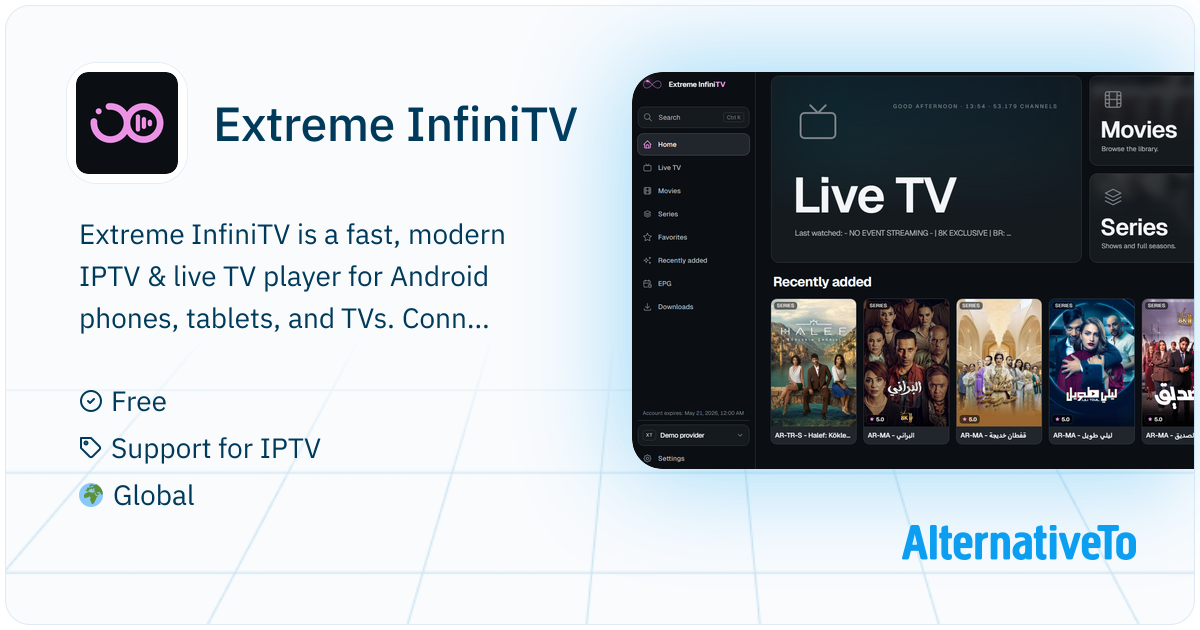 Code Iptv Extrem Extreme InfiniTV: Cross-platform IPTV player for Xtream Codes and M3U ...