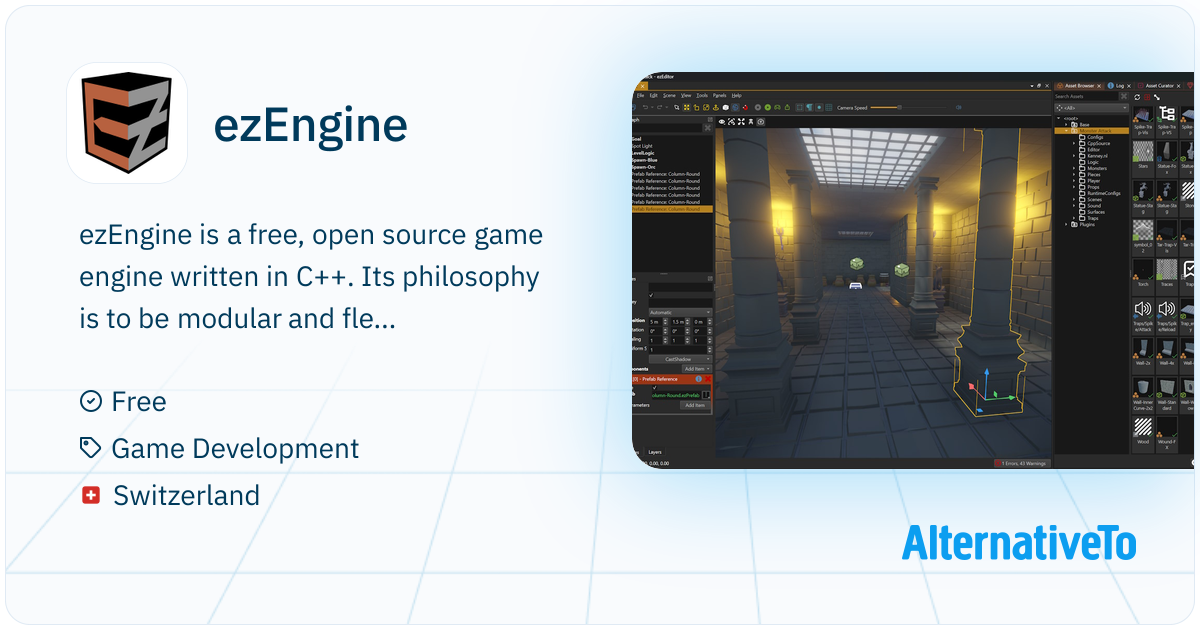 ezEngine: An open source C++ game engine | AlternativeTo