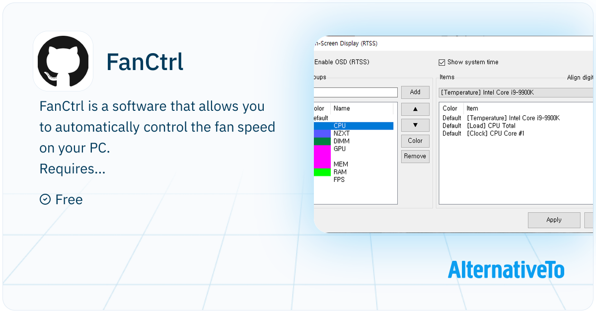 FanCtrl: Software that allows you to automatically control the fan ...