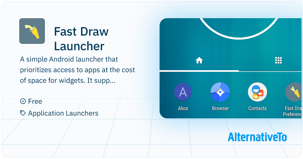Fast Draw Launcher: A simple Android launcher that prioritizes access ...