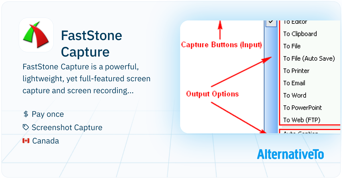 FastStone Capture: Powerful, lightweight, yet | AlternativeTo