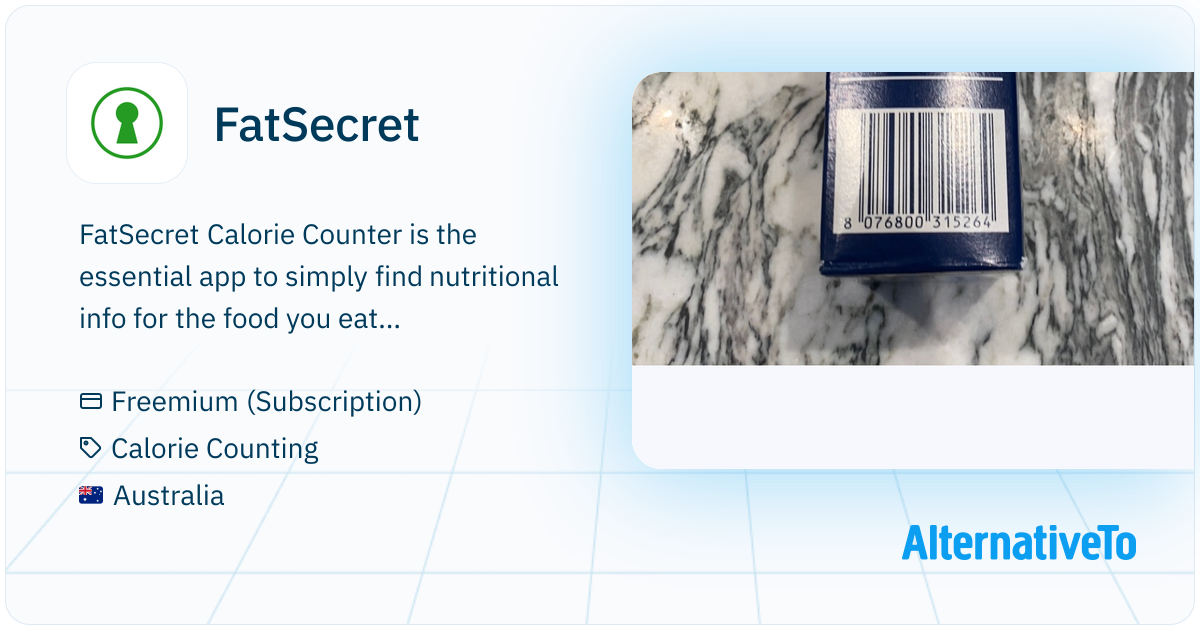 FatSecret: Calorie counter app for diet and weight loss. | AlternativeTo