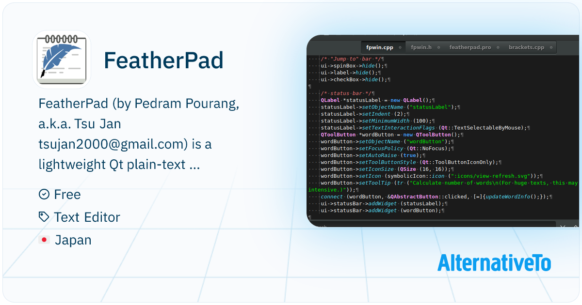 featherpad-lightweight-qt-plain-text-editor-for-linux-alternativeto