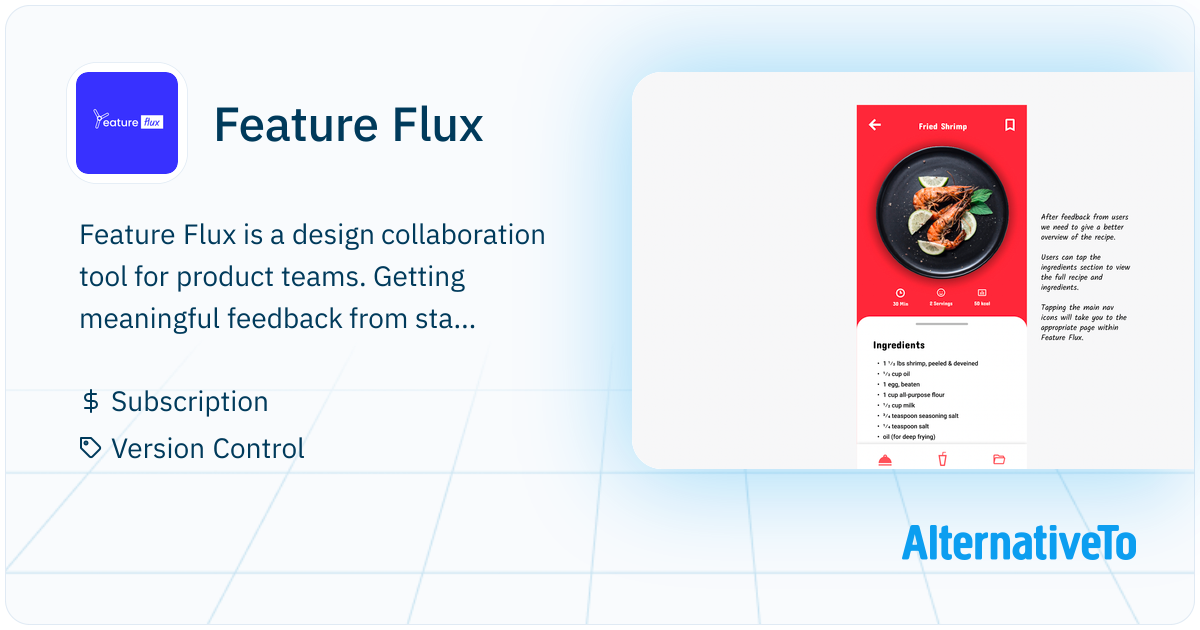 Feature Flux: Design collaboration tool for | AlternativeTo