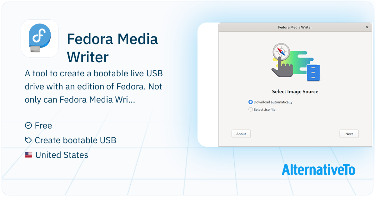 Fedora Media Writer: A tool to create a live USB drive with an edition ...