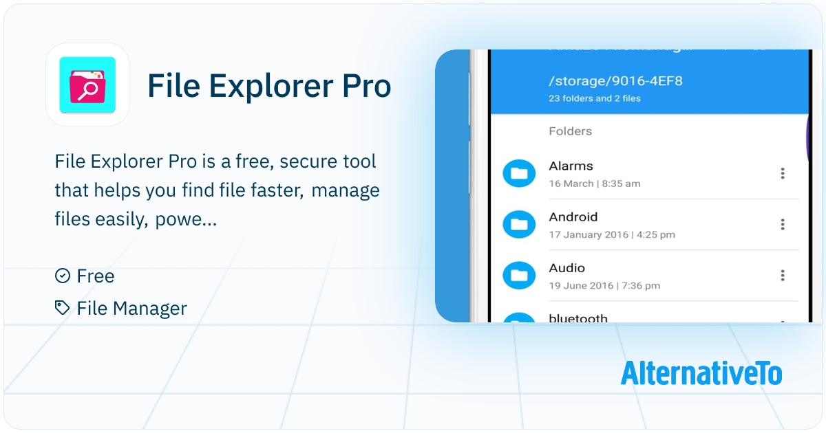 File Explorer Pro: Free, secure tool that helps you find file faster ...