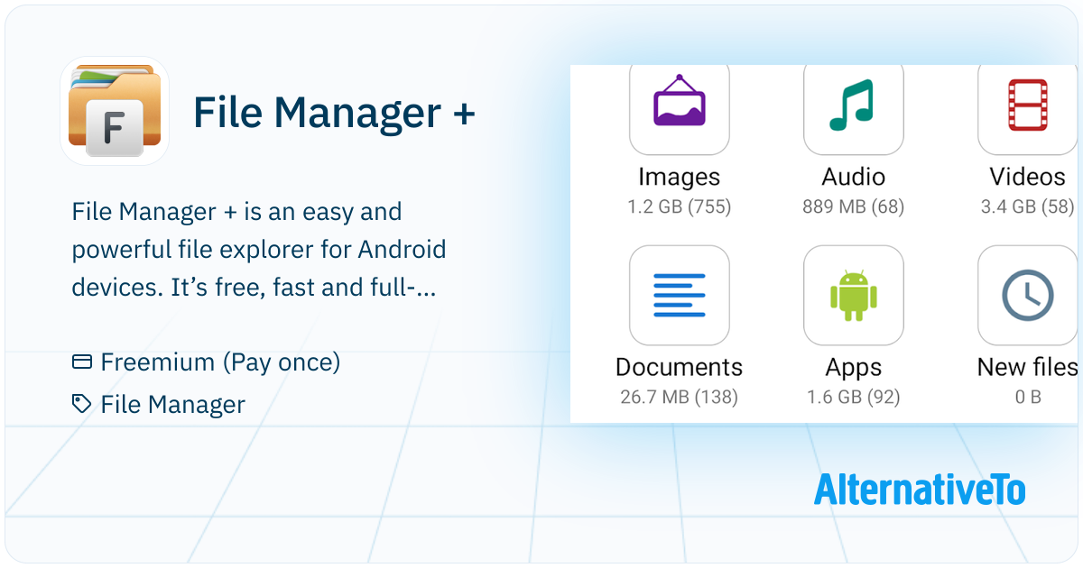 File Manager +: Full featured file manager app for Android | AlternativeTo