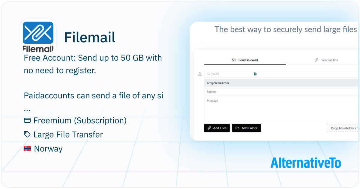 Filemail: Secure Ultra-Fast File Transfer & File Sharing Platform ...