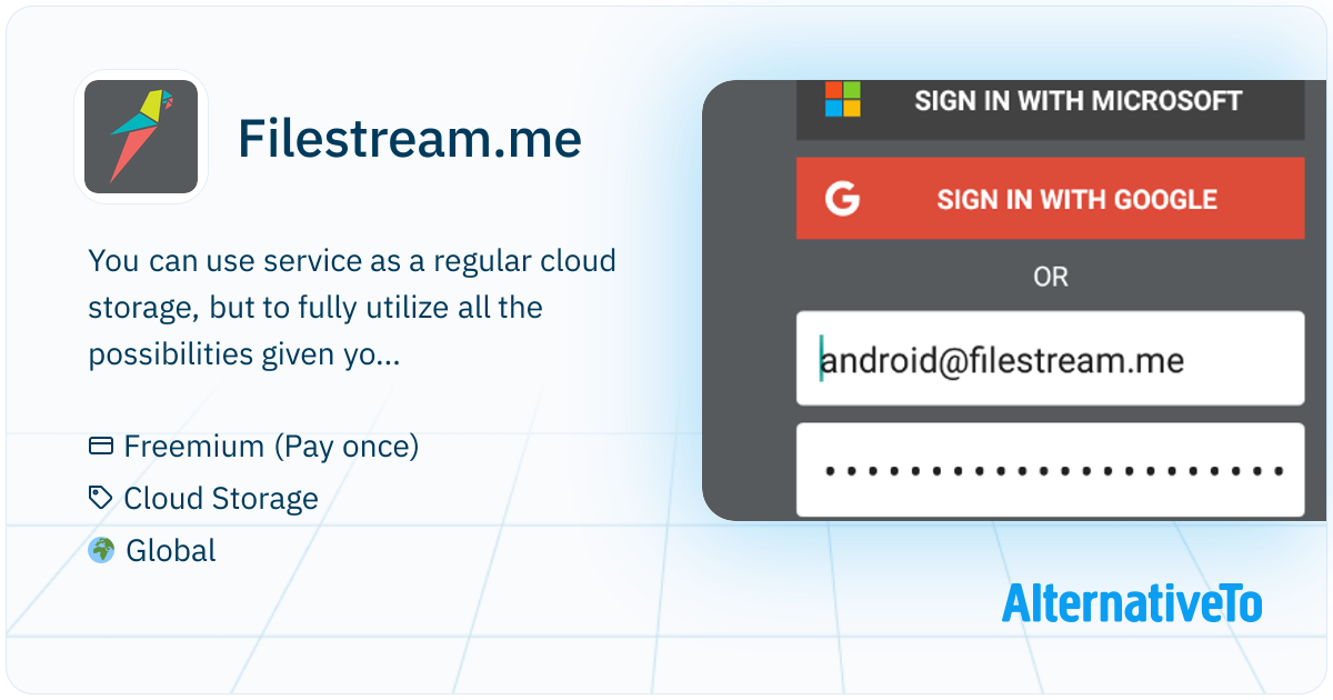 Filestream.me: You can use service as a regular cloud storage ...