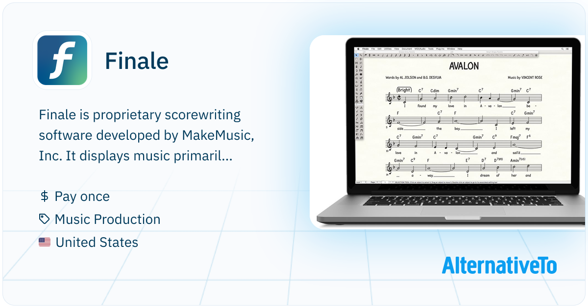 Finale: The world's leading music notation software, used by composers ...