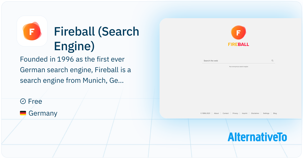 Fireball (Search Engine): Founded in 1996 as the first ever German ...