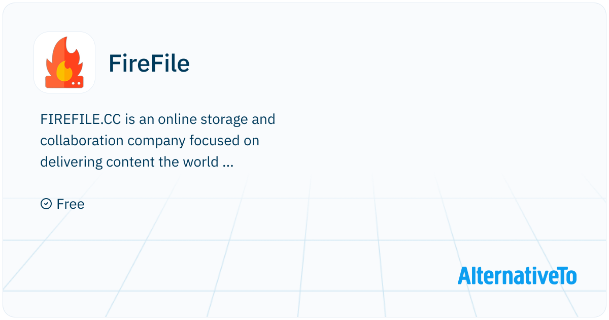 FireFile: Share your files with everyone! | AlternativeTo