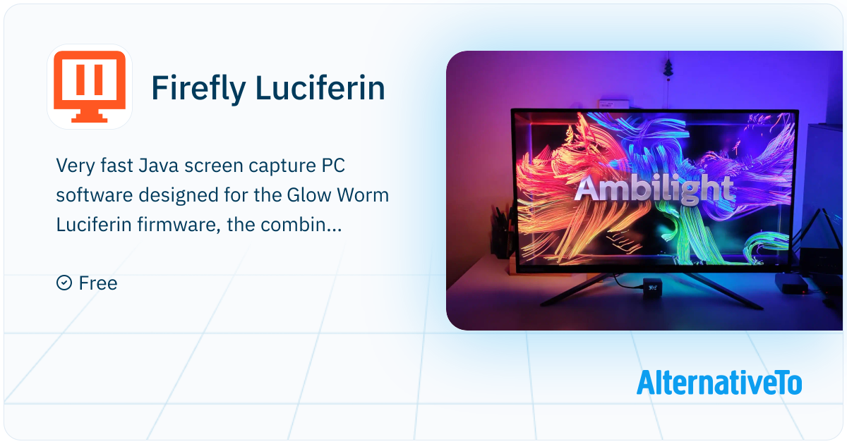 Java Firefly Server Firefly Luciferin: Very fast Java screen capture PC software designed ...