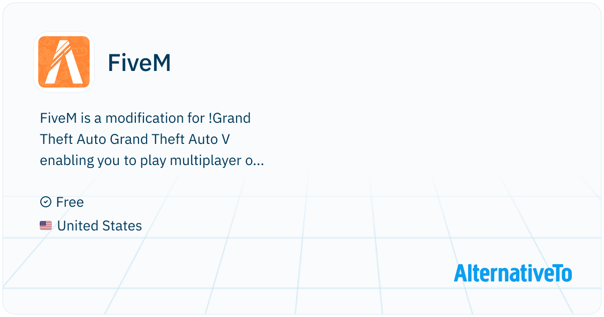 FiveM: Modification for https://alternativeto | AlternativeTo