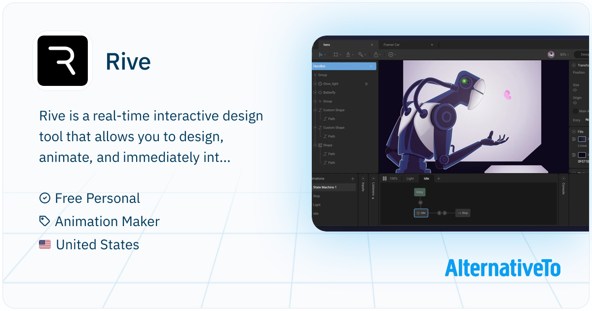 Rive: Bring Your Apps and Games to Life with Real-Time Animation ...