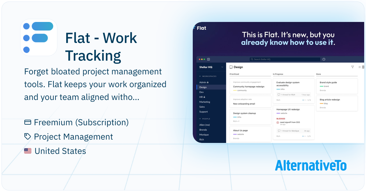 Flat - Work Tracking: Flat keeps your work organized and your team ...