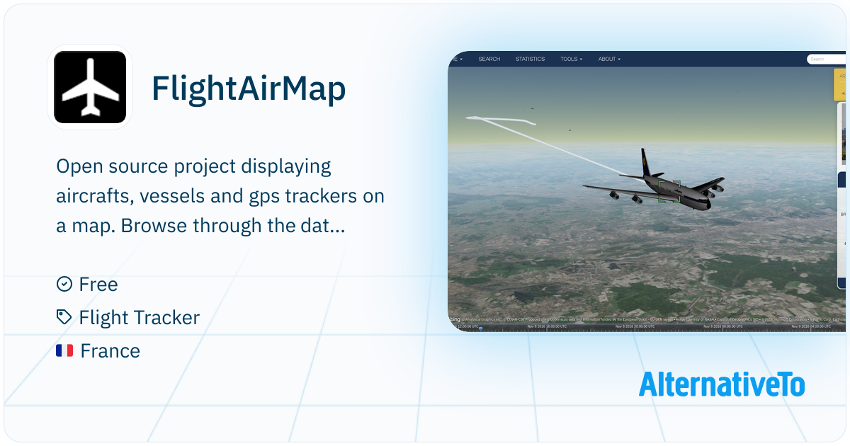 FlightAirMap: Open source project displaying aircrafts, ships or ...