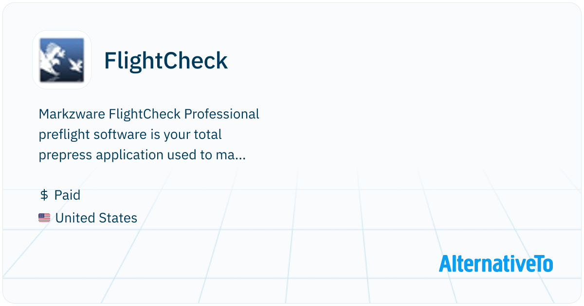 FlightCheck: Markzware FlightCheck Professional preflight | AlternativeTo