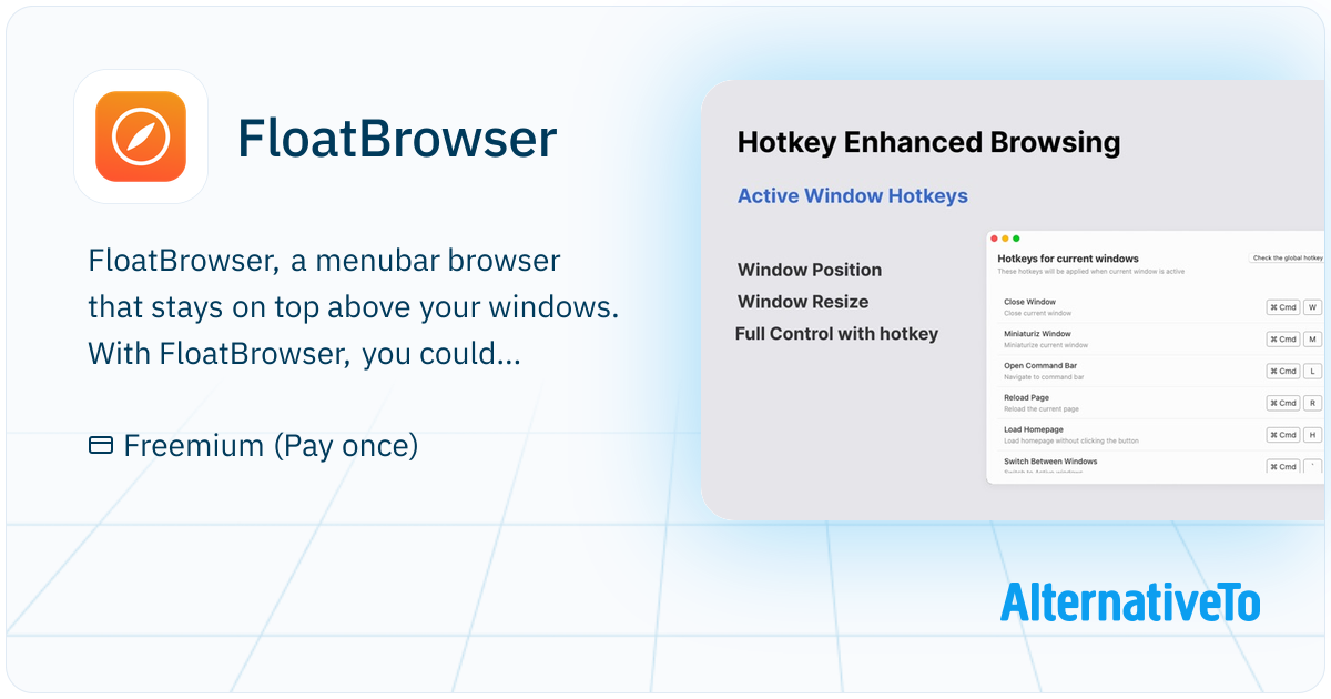 FloatBrowser: Stay Productive with Always-On-Top Overlay Browser for ...