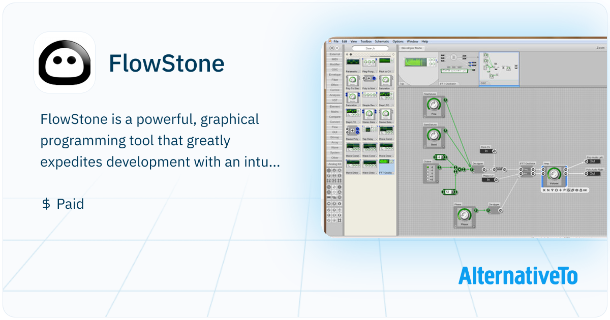 FlowStone: Visual programming tool that allows you to create your own ...