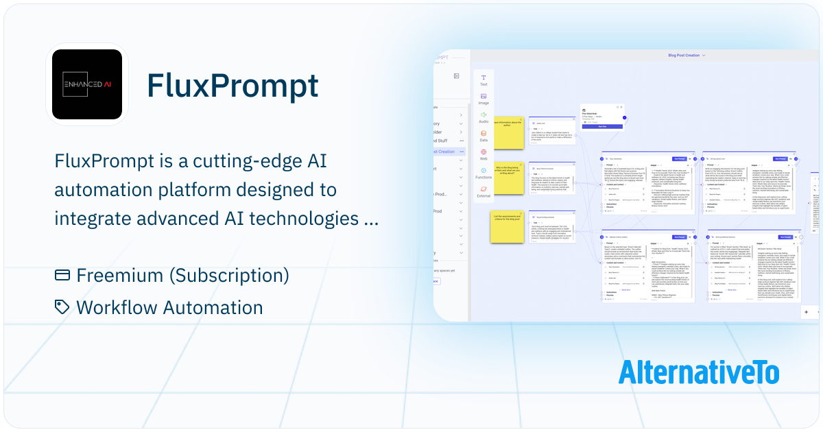 FluxPrompt: AI Automation platform designed to seamlessly integrate ...
