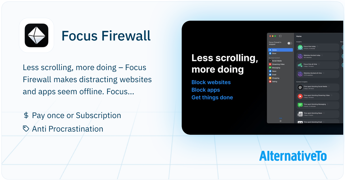 Focus Firewall: Makes distracting websites and apps seem offline ...