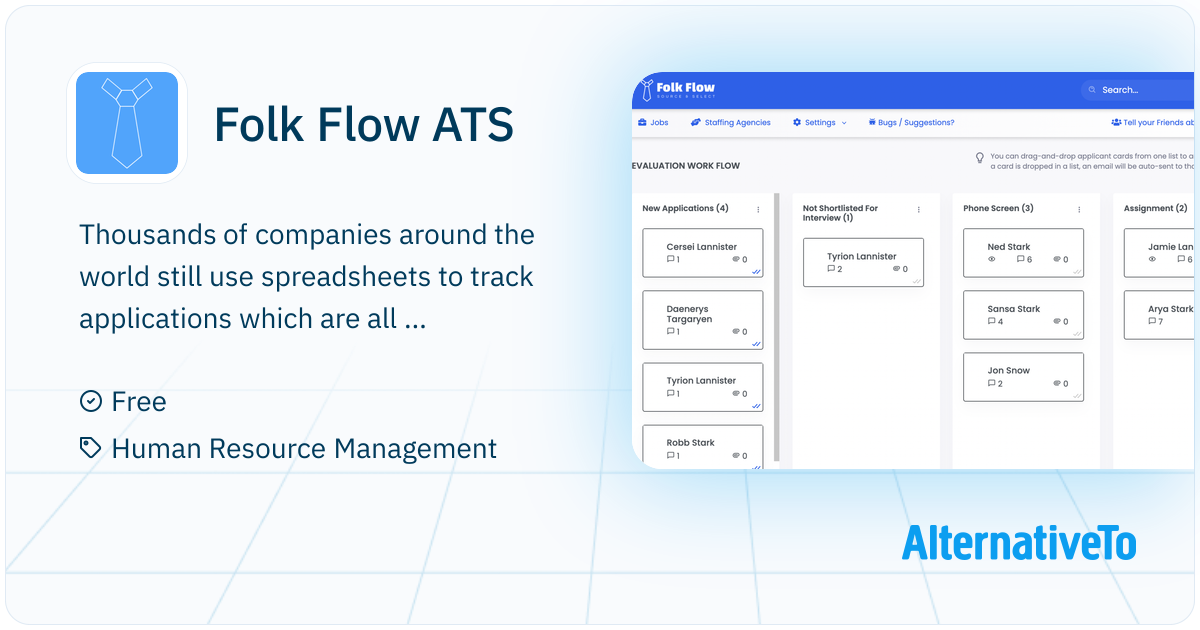 Folk Flow ATS: Thousands of companies around the world still use ...