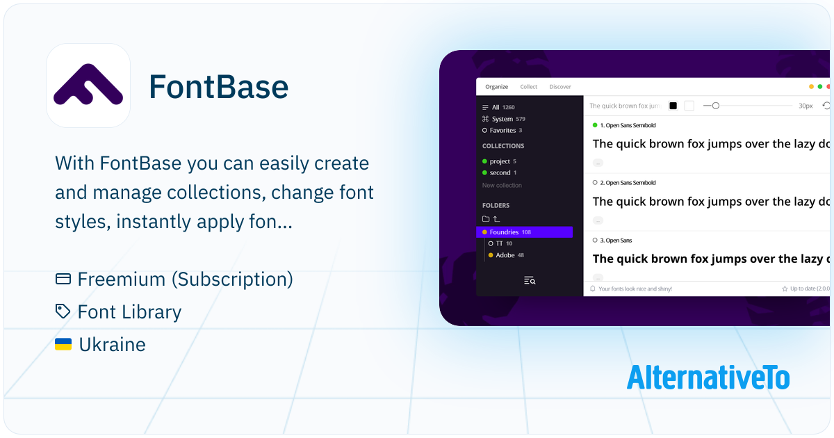 Fontbase Download FontBase: Blazing fast, beautiful and free font manager for ...